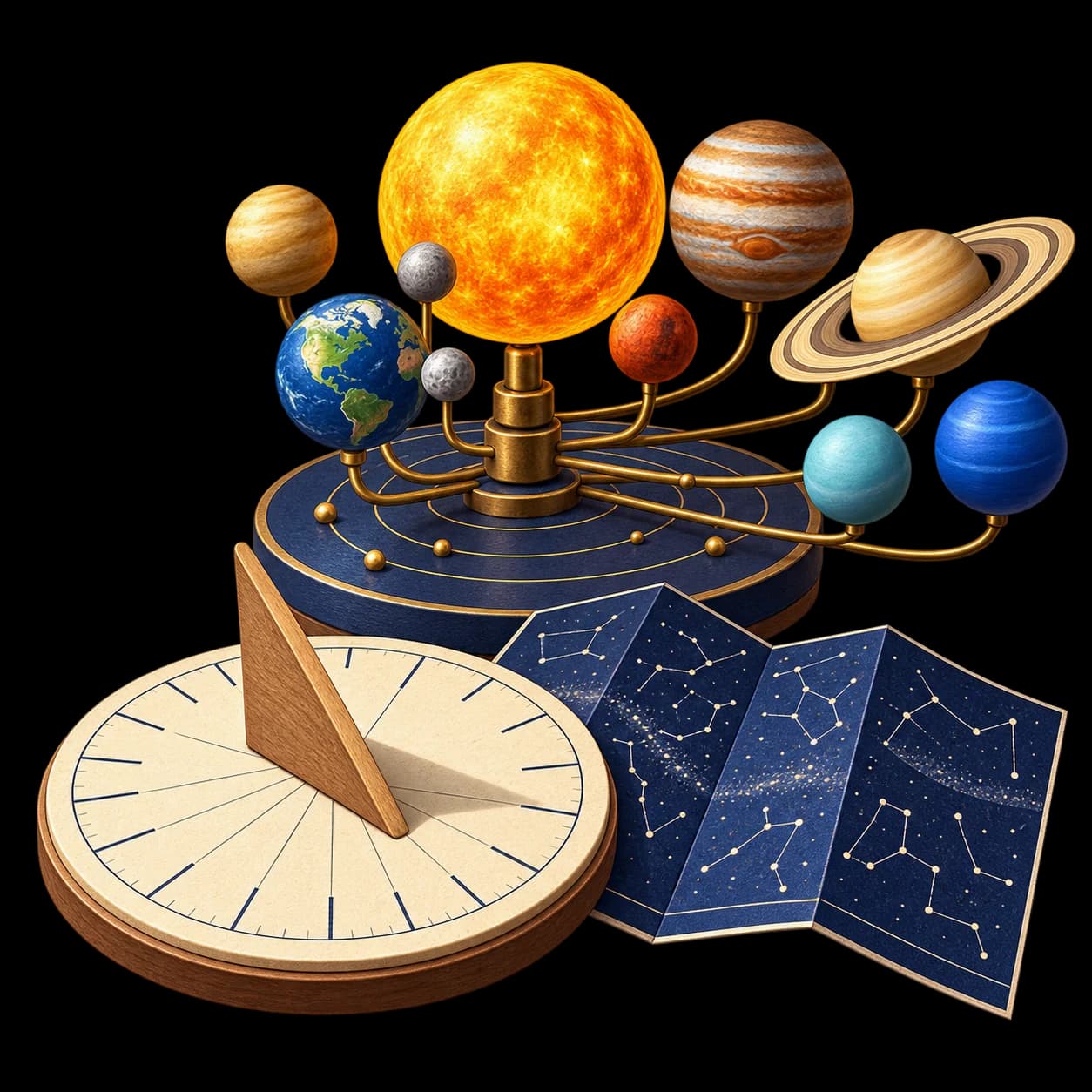 Forfait astronomie 2 jours : planètes, cadran solaire et carte du ciel