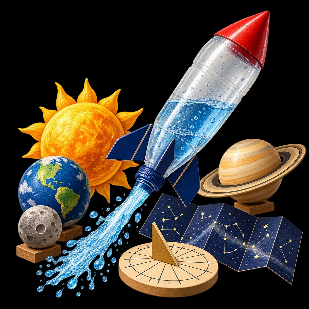 Forfait astronomie 3 jours : fusée à eau et découvertes du ciel